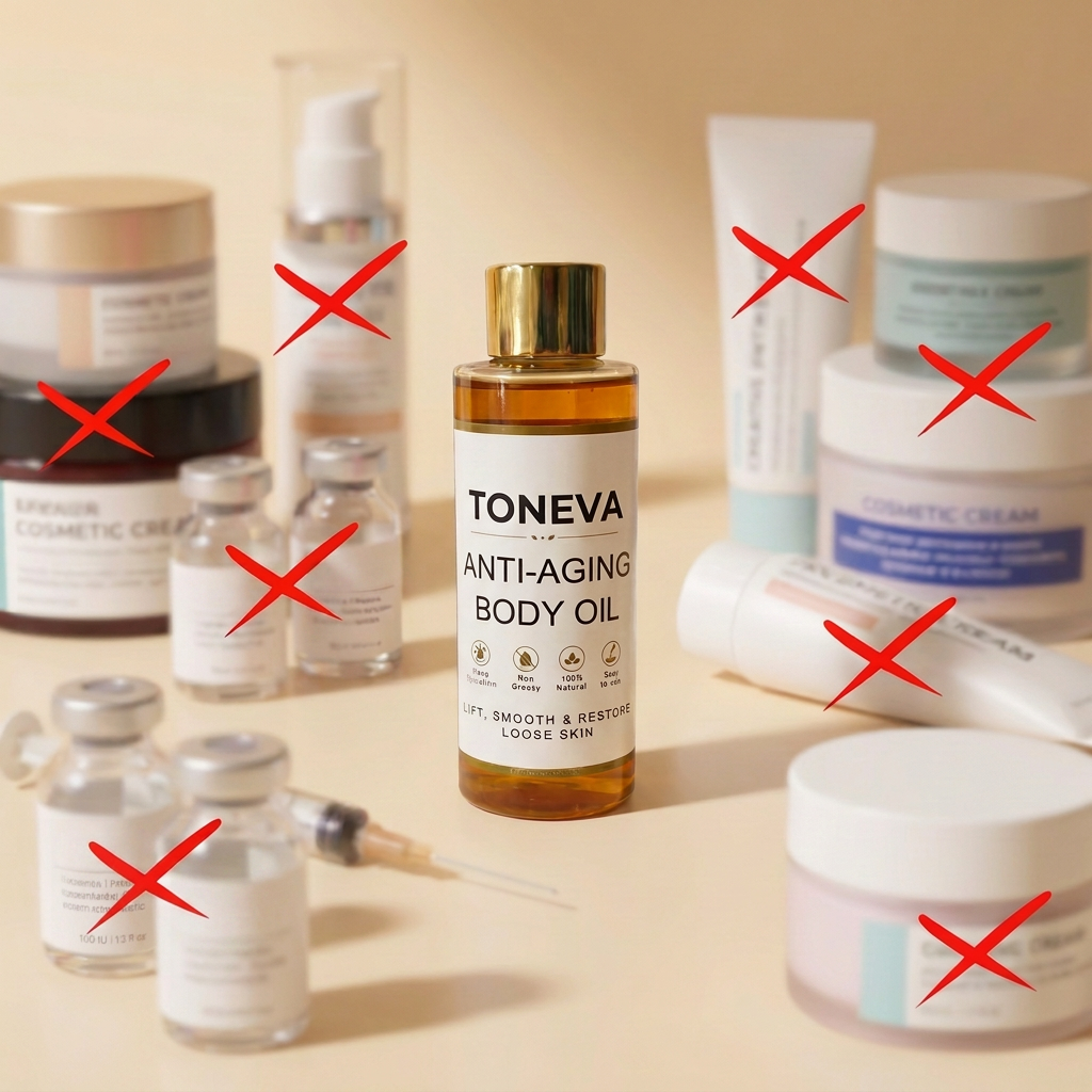 Toneva Anti-Aging Body Oil compared to other options